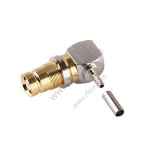 1.6 / 5.6 Angle droit de sertissage femelle pour connecteur 75-3.0-RF de Kings 75-3.0-RF